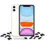 PortPlugs iPhone Dust Plugs (50 Pack), Compatible with iPhone 11, X, XS, XR, 8, 7, 6 Plus, Max, Pro, All New iPhone, iPad Models (Black)