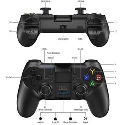 GameSir T1 Bluetooth Wireless Controller Android PUBG Gamepad, Wired USB PC Gaming Controller(Windows 7/8/10), PS3