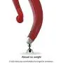 Ear-Hook Bluetooth Headphone,Wireless Non Ear Plug Single Ear Bluetooth Headset with Mic,Painless Wearing Bluetooth Earpiece 8-10 Hrs Playtime for Cell Phone(Red) Ear-Hook Bluetooth Headphone,Wireless Non Ear Plug Single Ear Bluetooth Headset with Mic,Painless Wearing Bluetooth Earpiece 8-10 Hrs Playtime for Cell Phone(Red)