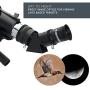 Celestron - 70mm Travel Scope - Portable Refractor Telescope - Fully-Coated Glass Optics - Ideal Telescope for Beginners - BONUS Astronomy Software Package