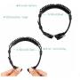FANVERIM 3.5mm Jack Plug Cool Throat Mic Microphone Covert Acoustic Tube Earpiece Headset with Finger PTT for Mobile Phone Vocal Hands-Free in-Ear Military Headset/Headphones/Earphones