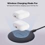 LETSCOM Wireless Charger, [2 Pack] Qi-Certified 15W Max Fast Wireless Charging Pad, Compatible with iPhone 11/11 Pro Max/XS Max/XR/XS/X/8/8+, Galaxy Note 10/Note 10+/S10/S10+/S10E (No AC Adapter)