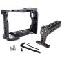 MAGICRIG DSLR Camera Cage with Top Handle Grip for Sony A7RIII /A7III /A7SII Camera to Quick Release Extension Kit