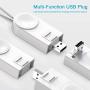 iWatch Charger Compatible with iPhone Charger,2 in 1 Portable Wireless Adjustable Magnetic USB Watch Charger Compatible for Apple Watch Series 5/4/3/2/1 & iPhone 11/11 Pro/XR/XS/XS Max/X/8/Airpods