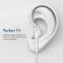 MOPIDICK 3.5mm in-Ear Wired Noise Cancellation Earbuds/Earphones/Headphones with Remote & Micphone Compatible with iPhone 6s plus/6/5s/5c/Pad/S10 Android All 3.5 mm Audio Devices (2 Pack)-white-01