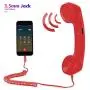 Cell Phone Handset,Retro Telephone Handset Anti Radiation Receivers 3.5MM for iPhone iPad,Mobile Phones,Computer Black (Red) Cell Phone Handset,Retro Telephone Handset Anti Radiation Receivers 3.5MM for iPhone iPad,Mobile Phones,Computer Black (Red)