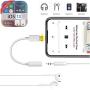 [Apple MFi Certified] Lightning to 3.5 mm Headphone Jack Adapter,Aux Audio Earphones/Headphone Dongle Splitter Jack Adaptor Stereo Cable for iPhone 11/11 Pro/XR/XS Max/XS/X/8/7/iPad,Support iOS 13