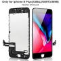 Compatible with iPhone 8 Plus Screen Replacement Black 5.5 Inch LCD Display with 3D Touch Screen Digitizer Frame Display Assembly Include Full Free Repair Tool Kits