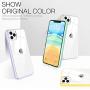 OULUOQI Compatible with iPhone 11 Pro Max Case 2019, Shockproof Clear Case with Hard PC Shield+Soft TPU Bumper Cover Cases for iPhone 11 Pro Max 6.5 inch.