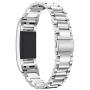 Jiarusig Compatible with Fitbit Charge 2 Bands, Stainless Steel Metal Bands Strap Men Women Replacement Bracelet Small Large Wristband Accessories Band Compatible with Fitbit Charge 2, Silver