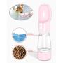 Misthis Dog Travel Water Bottle,Portable Dog Water Bottle Pet Drinking Bottle Drink Cup Dish Bowl Dispenser for Walking Traveling Hiking, Multifunctional Outdoor Water&Food Bowl for Dogs and Cats