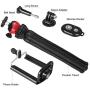 Phone Tripod, Flexible Cell Phone Camera Tripod Adjustable Tripod Stand Holder with Wireless Remote 360° Rotating Flexible Tripod Compatible for iPhone Samsung Android Phones Gopro Sports Camera DSLR