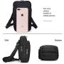 Sentient Wolf Water-Resistant Oxford Fabric Multifunction Phone Bag One Shoulder Phone Waist Bag Diagonal Cross Bag Smart Phone Case Outdoor Bag