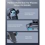 LISEN Phone Holder for Car, AUTO Locking Phone Mount Car with Hook Like Clip Air Vent Car Mount Universal Mobile Phone Holder Compatible with iPhone and All Other Smart Phone