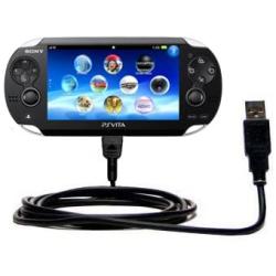 Gomadic Hot Sync and Charge Straight USB Cable for The Sony Playstation Vita – Charge and Data Sync with The Same Cable. Built TipExchange Technology