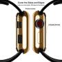 Mastten 2-Pack 38mm Case Compatible for Apple Watch Screen Protector, Full Protective Case TPU HD Ultra-Thin Cover Compatible for iWatch Series 3 2 1, Bronze, Clear