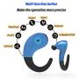 Wireless Bluetooth Earbuds 5.0 with Charging Case and Mic for iPhone Android Cell Phones Headset IPX5 Waterproof Earphones in Ear TWS Deep Bass Stereo Headphones for Sports-Blue