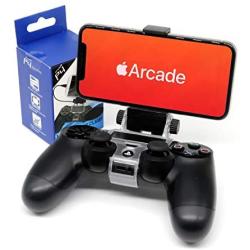 Mobile Phone Controller Clip Holder Mount - for iOS 13 Arcade Game Smartphone cellphones Foldable Bracket Adapter Clamp, Compatible with PS4 Dualshock, Gamepad, Joystick by Reseeda (PS4)