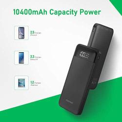 Portable Charger USB C 10000mAh Power Bank, Charmast Slim 5V 3A Battery Pack, Cell Phone Charger Compatible with iPhone, Samsung, Google Pixel 2, Samsung Galaxy S8 / S8 Plus,Huawei,Tablets, More