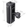 SmallRig Side Handle Aluminum with Cold Shoe and 1/4 Threads for Smartphone Video Rig Cage Mobile Phone Pocket Cage - HSS2424