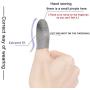 Silver Fiber 100%, 0.01"(0.5mm) Ultra-Thin, PUBG Mobile Knives Out Finger Sleeve Anti-Sweat Breathable for High-Ranking Players Mobile Game Streamer iPhone/iPad/Android Size: M(6P)