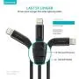 iPhone Charger 10ft, Apple MFi Certified Lightning Cable, Braided Nylon High-Speed Cable for iPhone 11/11 Pro/11 Pro Max/X/XS/XR/XS Max/8/7/6/5S/SE, AirPods/Pro, iPad Mini/Air and More - Black
