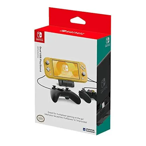 Nintendo Switch Dual USB Playstand By HORI - Officially Licensed by Nintendo Nintendo Switch Dual USB Playstand By HORI - Officially Licensed by Nintendo