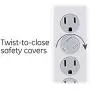 GE Surge Protector, 4 Outlet, 2 USB Charging Ports, 3 Ft Long Extension Cord, 1A USB Charging,, 450 Joules, White, 14090 GE Surge Protector, 4 Outlet, 2 USB Charging Ports, 3 Ft Long Extension Cord, 1A USB Charging,, 450 Joules, White, 14090