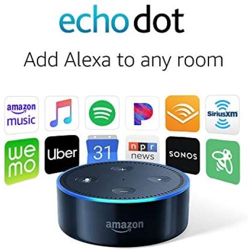Echo Dot (2nd Generation) - Smart speaker with Alexa - Black