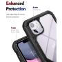 MOBOSI Vanguard Armor Designed for iPhone 11 Case, Rugged Cell Phone Cases, Heavy Duty Military Grade Shockproof Drop Protection Cover for iPhone 11 6.1 Inch 2019 (Matte Black)