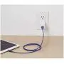 AmazonBasics USB A Cable with Lightning Connector, Premium Collection, MFi Certified Apple iPhone Charger, 3 Foot, Blue AmazonBasics USB A Cable with Lightning Connector, Premium Collection, MFi Certified Apple iPhone Charger, 3 Foot, Blue