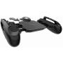 FourPlusOne PUBG Mobile Game Joystick Controller Grip Case, Ergonomical Design Game Grip Handle Controller Holder Stand Joypad for iPhone Android Smartphone (Black)