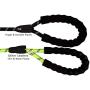 TUG Leash 5 FT Strong & Reflective Rope Leash with Comfortable Padded Handle for Medium and Large Dogs and with Waste Bag Dispenser & 15 Dog Waste Bags