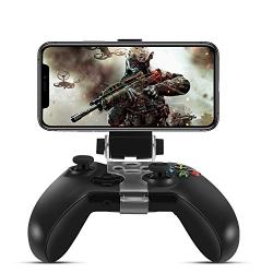 TNP Phone Clip Holder Compatible with Xbox One S X Wireless Controller, Foldable Clamp Mount for iPhone 11 Pro Max, 11 Pro, 11, Xs Max, Xs, X, 8 Plus, 7, Android Phone Samsung LG [Xbox Accessories]