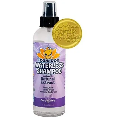 New Waterless Dog Shampoo | All Natural Dry Shampoo for Dogs or Cats No Rinse Required | 100% Non-Toxic with Natural Extract | Vet Approved Treatment - Made in USA - 1 Bottle 8oz (240ml) New Waterless Dog Shampoo | All Natural Dry Shampoo for Dogs or Cats No Rinse Required | 100% Non-Toxic with Natural Extract | Vet Approved Treatment - Made in USA - 1 Bottle 8oz (240ml)