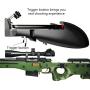 Mobile Game Controller for Pubg/Fotnite, [Upgrade 6 Finger Operation] Mobile Controller with 4 Triggers, L1R1 L2R2 Grip Gamepad Joystick Remote for 4.7-6.5" Android iOS Phone