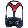 Esimen (Upgrade) Head Pad for Oculus Quest Virtual Reality VR Headset Cushion Headband Fixing Accessories, Comfortable PU Leather & Reduce Head Pressure (Red)