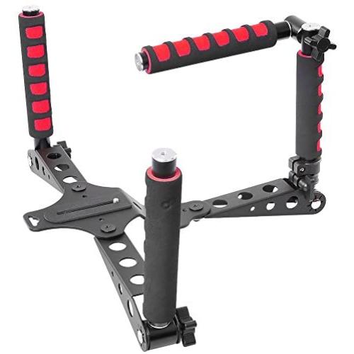 Neewer Foldable DSLR Camera Shoulder Rig for Digital SLR Camera and Camcorder Such as Canon 5D Mark II III 1D 7D 60D 700D 650D 600D 550D Rebel T5i T4i T3i T2i Nikon D800 D700 D90 D5000 D7000 D7100