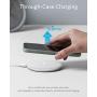 Anker Wireless Charger, PowerWave Pad 10W Max Qi-Certified Fast Charging for iPhone SE, 11, 11 Pro, 11 Pro Max, Xs Max, XR, XS, X, 8, 8 Plus, AirPods, Galaxy S20 S10 S9 S8, Note 10 9 8 (No AC Adapter)