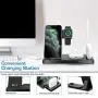 WAITIEE Updated Version,Wireless Charger 5 in 1,Qi Wireless Charging Station for Apple Watch Series 5/4/3/2/1& AirPods3/2/1 & Pencil & iPhone 11/11 Pro Max/XR/XS Max/Xs/X/8/8P(Black) WAITIEE Updated Version,Wireless Charger 5 in 1,Qi Wireless Charging Station for Apple Watch Series 5/4/3/2/1& AirPods3/2/1 & Pencil & iPhone 11/11 Pro Max/XR/XS Max/Xs/X/8/8P(Black)