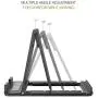 MoKo Phone/Tablet Stand, Foldable Desktop Holder Fit with iPhone 11 Pro Max/11 Pro/11, iPhone Xs/Xs Max/Xr/X, iPhone SE 2020, iPad Pro 11 2020/10.2/Air 3/Mini 5, Galaxy S20 6.2", Black MoKo Phone/Tablet Stand, Foldable Desktop Holder Fit with iPhone 11 Pro Max/11 Pro/11, iPhone Xs/Xs Max/Xr/X, iPhone SE 2020, iPad Pro 11 2020/10.2/Air 3/Mini 5, Galaxy S20 6.2", Black