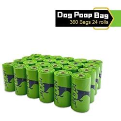 PET N PET Dog Poop Bag 360 Count Poop Bags Refill Rolls EPI Additive Biodegradable Dog Poop Bags Unscented Leak-Proof and Strong Premium Dog Waste Bags