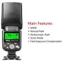 VOKING VK750 Manual LCD Display Universal Flash Speedlite for Canon Nikon Pantax Panasonic Olympus Fujifilm DSLR Mirrorless Cameras and Cameras