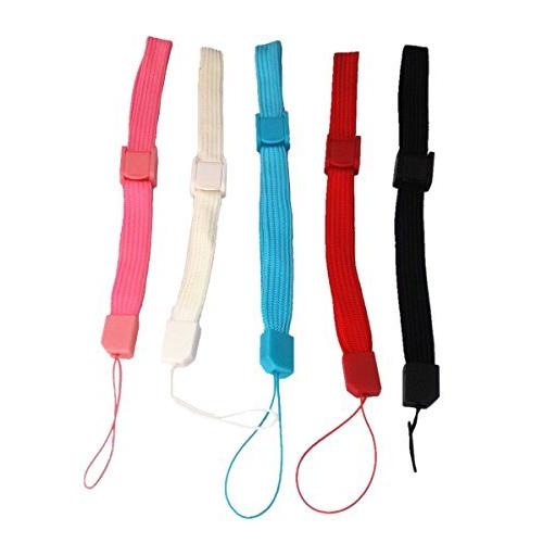 yueton 5pcs Universal Hand Wrist Strap Wristlet Wristband with Lock for Wii Remote Controller, Mobile Phone, MP3, Digital Camera