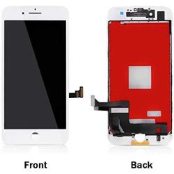 Keytas for iPhone 7 Screen Replacement Kit White 4.7" LCD Display Compatible with iPhone 7 Touch 3D Screen 4.7 Inch Digitizer Frame Assembly with Free Repair Tools Kit+ Screen Protector (White)