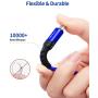 USB Type C Cable 3A Fast Charging, JSAUX(2-Pack 3.3ft+10ft) USB-A to USB-C Charge Braided Cord Compatible with Samsung Galaxy S10 S10E S9 S8 S20 Plus,Note 10 9 8,Z Flip, and Other USB C Charger(Blue)