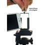DaVoice Cell Phone Tripod Mount Adapter, Compatible with iPhone Holder, Smartphone Camera Stand Universal Clamp Attachment Clip (Black)