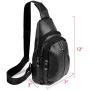 Westend Crossbody Sling Bag Backpack with Adjustable Strap