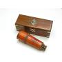 Roorkee Instruments India 18" Antique Look Brass Telescope in Wooden Presentation Box Sailors Gift