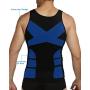 Shaxea Bodywear Mens Slimming Body Shaper Gynecomastia Vest Shirt Tank Top Compression Shirt, Shapewear for Men